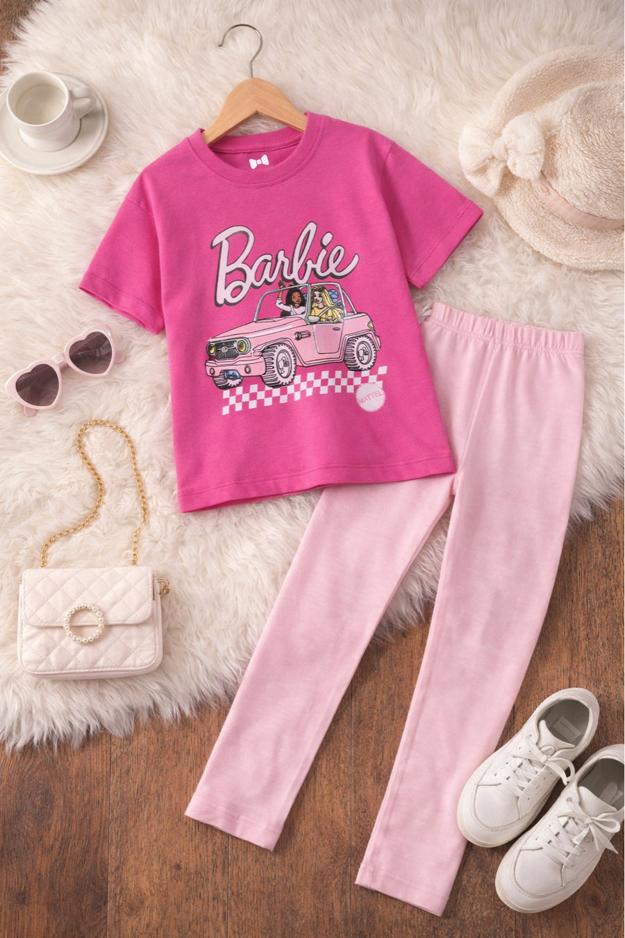 Barbie Dream Ride Outfit | Shirt + Legging Set