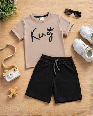 Little King Classic Outfit | Shirt + Nicker Set