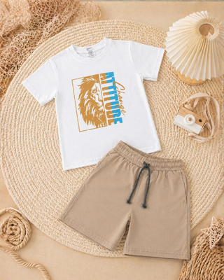 Change Attitude Classic Outfit | Shirt + Nicker Set