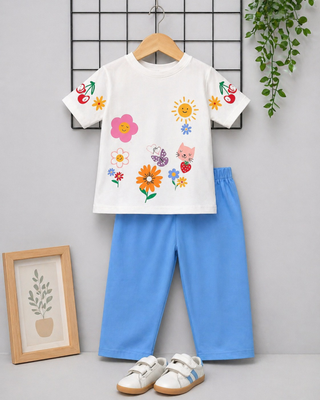 Floral Sunshine Classic Outfit | Shirt + Trouser Set