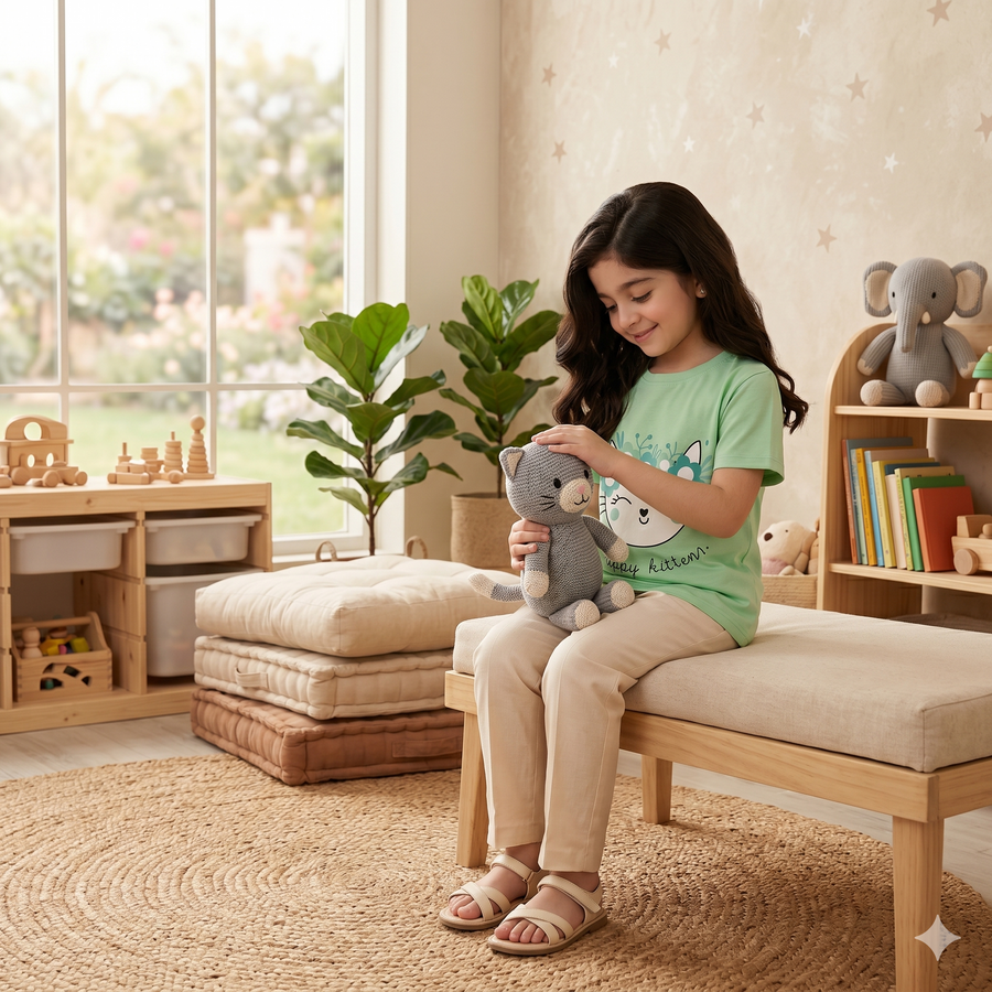 Girls Printed T-Shirt Pack | Stitch & Kitten Tees