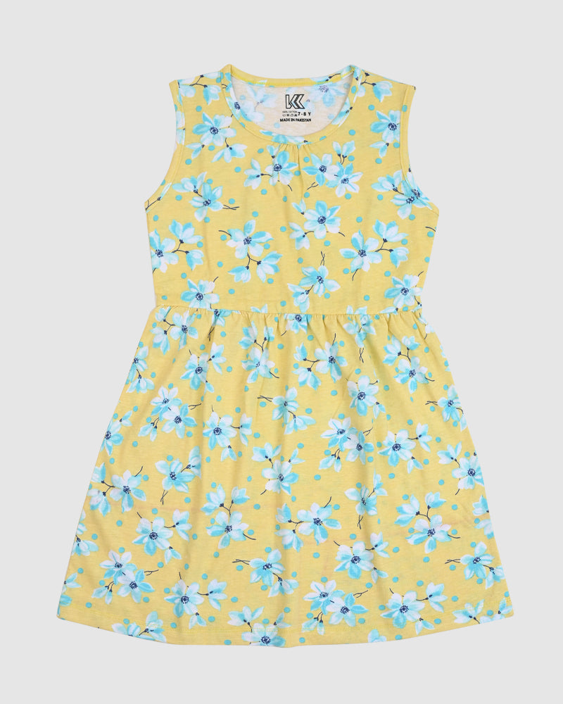 Lemon Bloom Outfit | Top + Lycra Legging Set