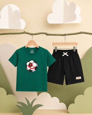 JuniorFits Soccer Smile Shirt & Nicker Set for Kids