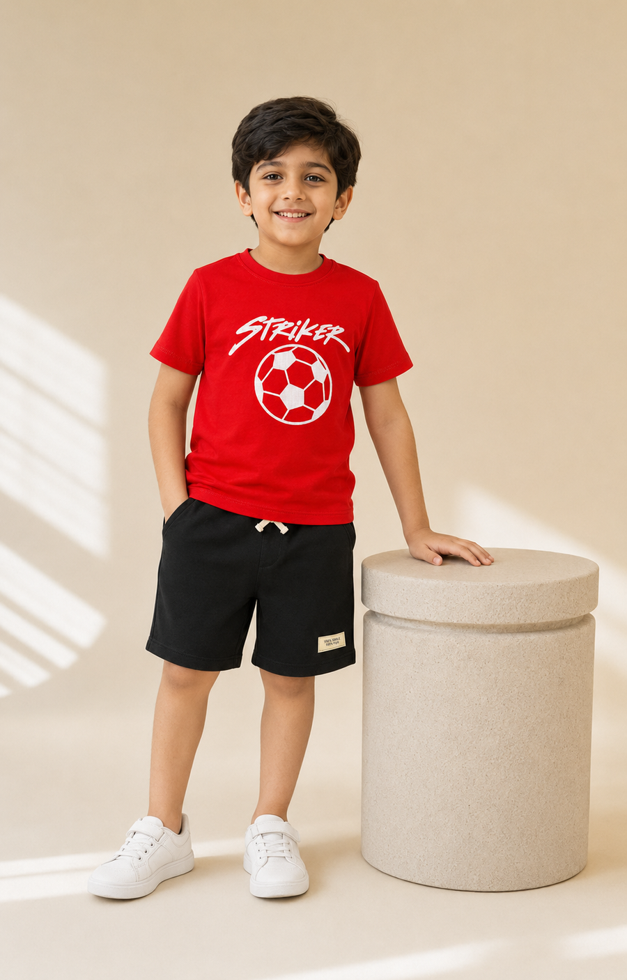 JuniorFits Striker Soccer Shirt & Nicker Set for Kids