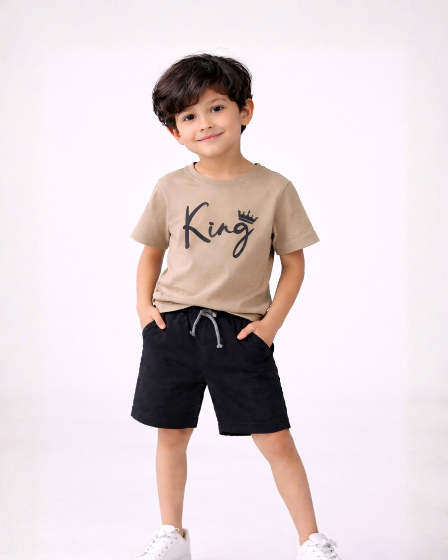 Little King Classic Outfit | Shirt + Nicker Set