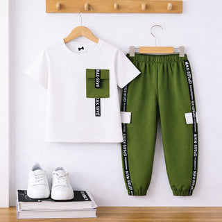 Urban Olive Pocket Outfit | Shirt + Trouser Set