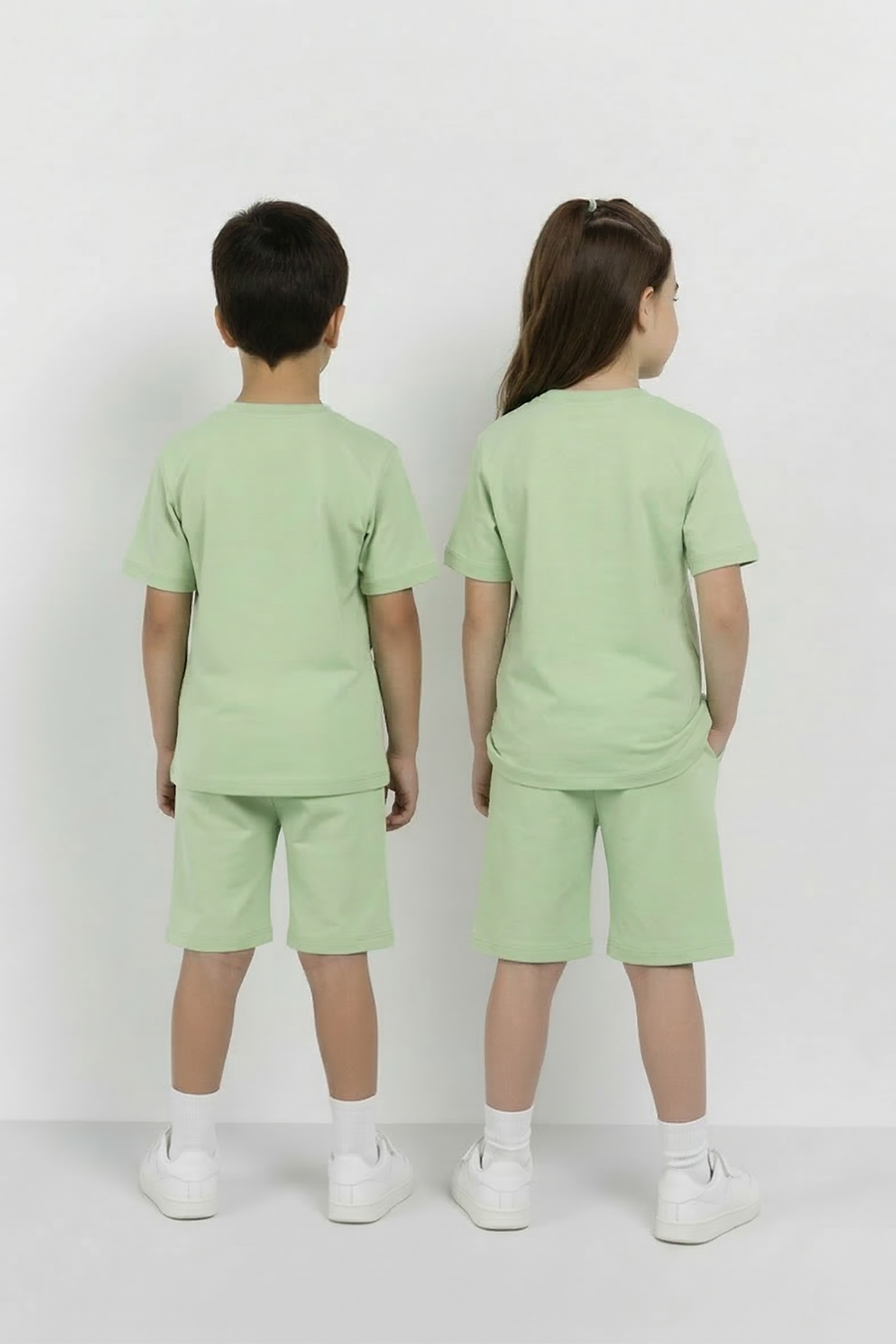 Neon Green Unisex Co-ord Set | T-Shirt + Shorts