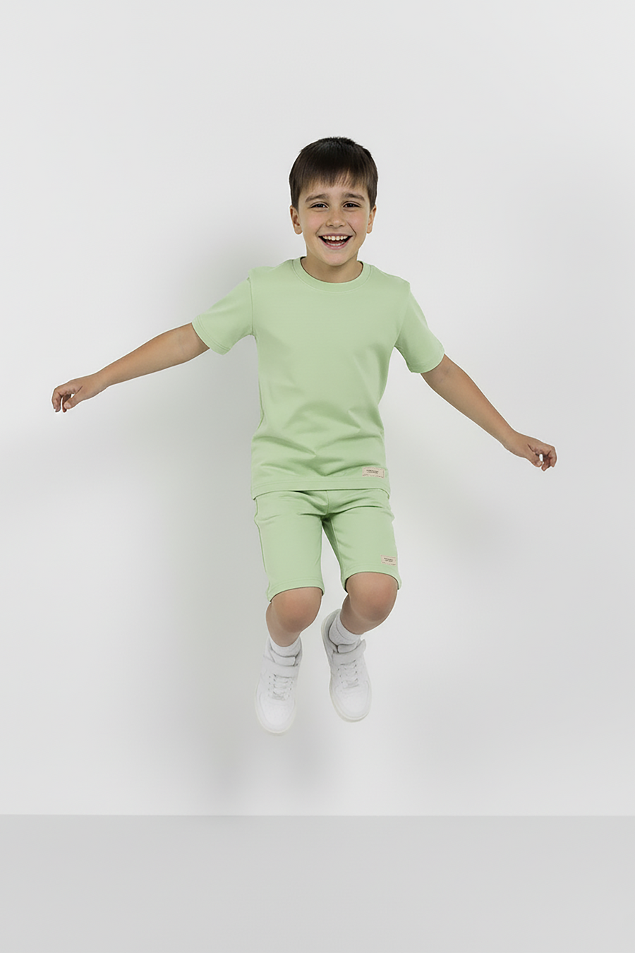 Neon Green Unisex Co-ord Set | T-Shirt + Shorts