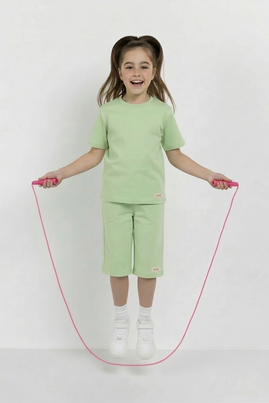 Neon Green Unisex Co-ord Set | T-Shirt + Shorts