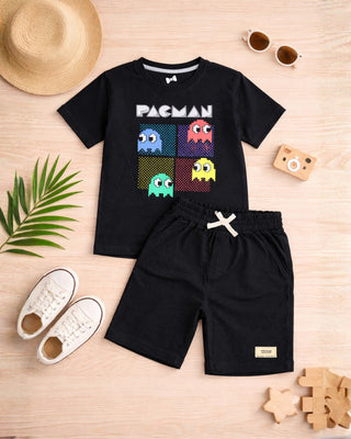 Pacman Play Co-ord Set | T-Shirt & Shorts