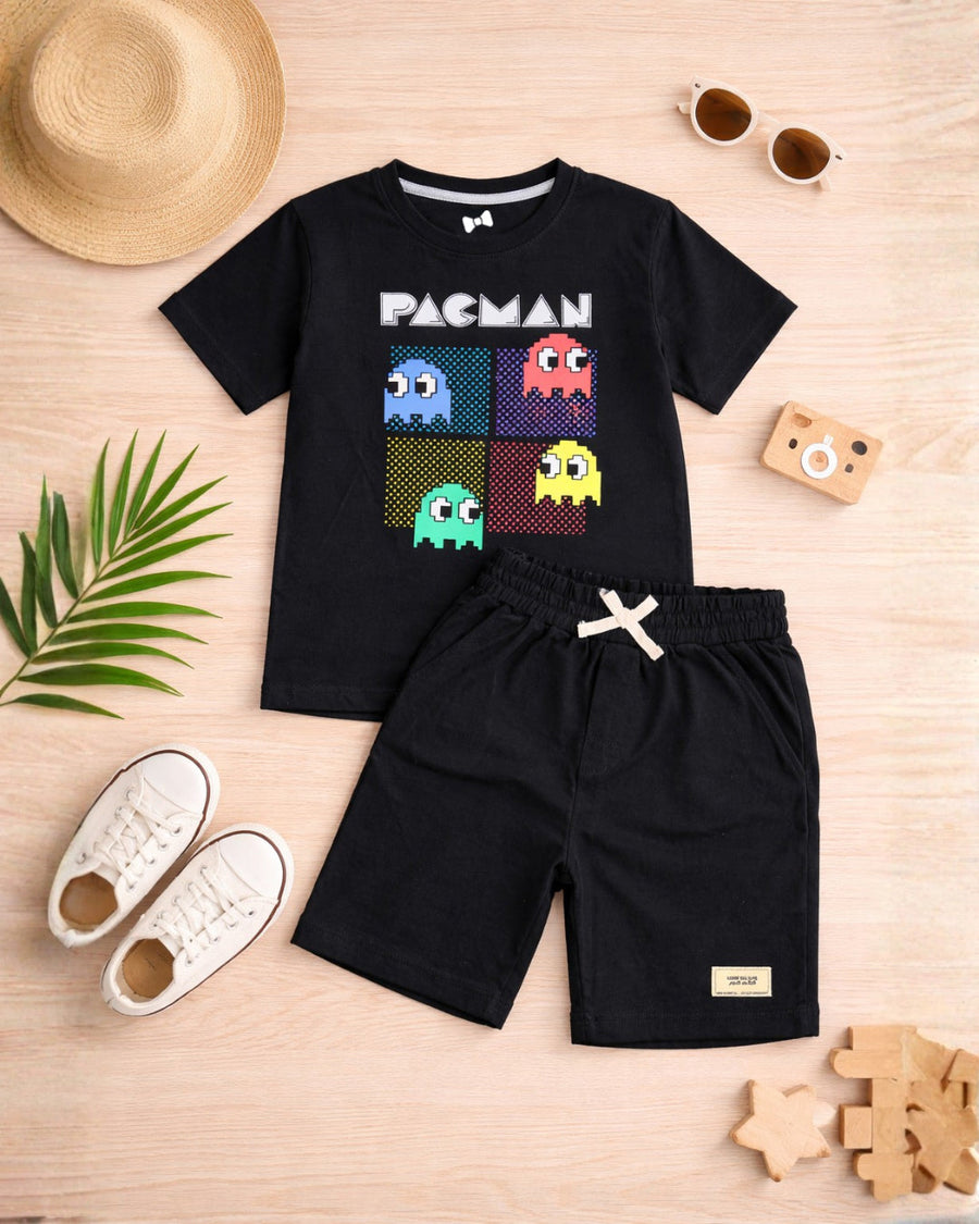 Pacman Play Co-ord Set | T-Shirt & Shorts