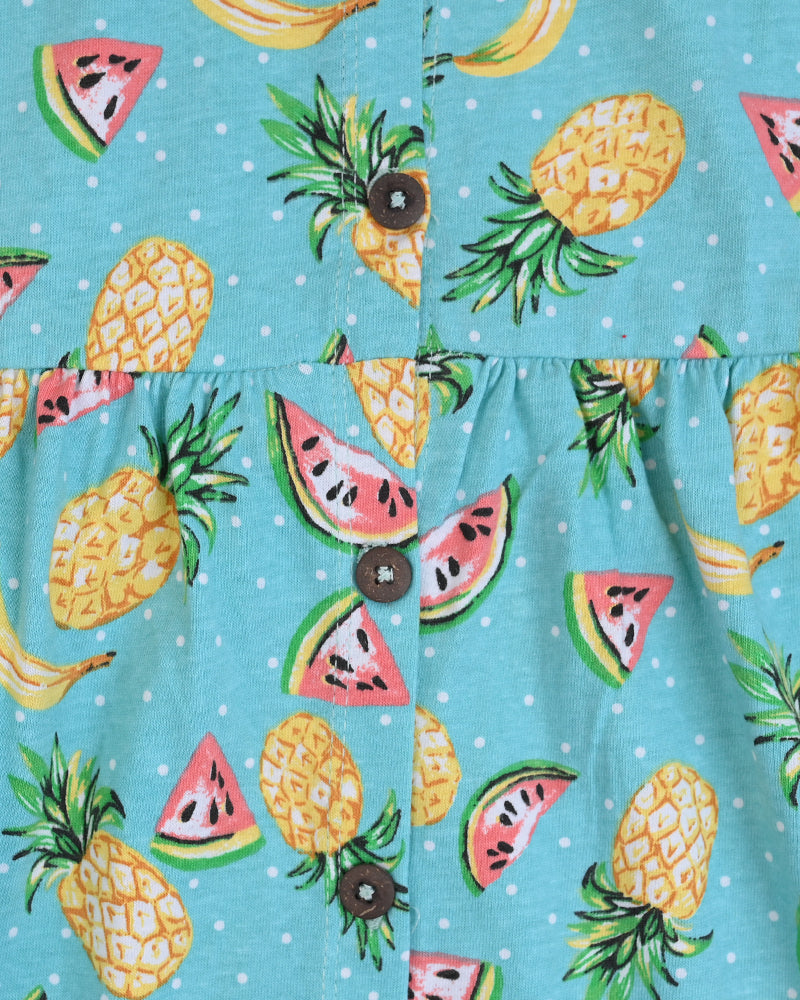 Tropical Bliss Outfit  Top + Lycra Legging Set