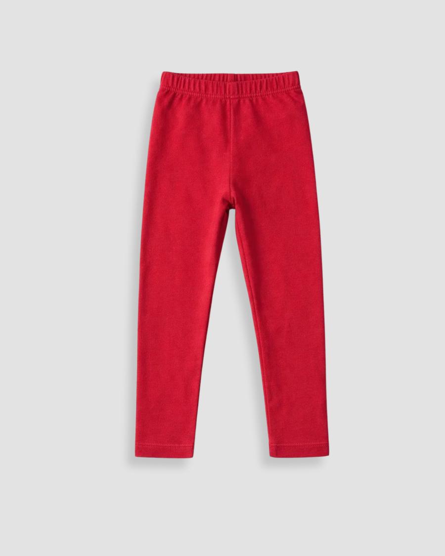 Red Regular Fit Leggings (2-10yrs)
