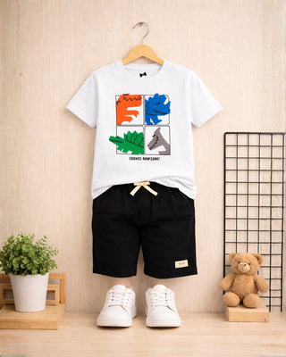 Dino Roar Co-ord Set | T-Shirt & Shorts