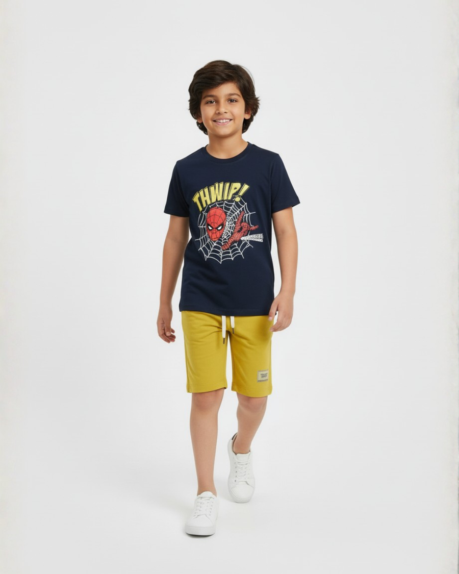 Spider-Man Thwip Co-ord Set | T-Shirt & Shorts
