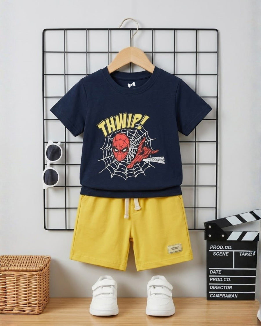 Spider-Man Thwip Co-ord Set | T-Shirt & Shorts
