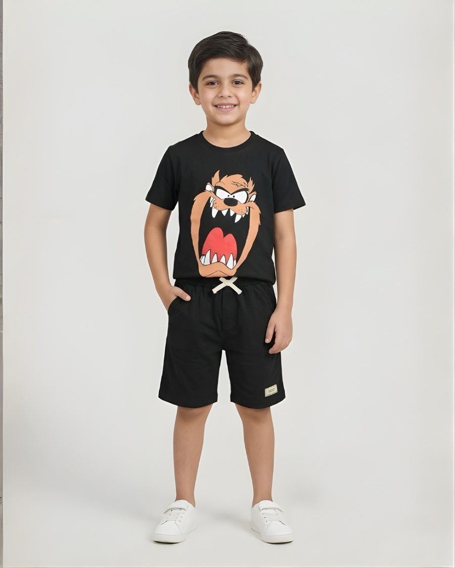 Taz Roar Co-ord Set | T-Shirt & Shorts