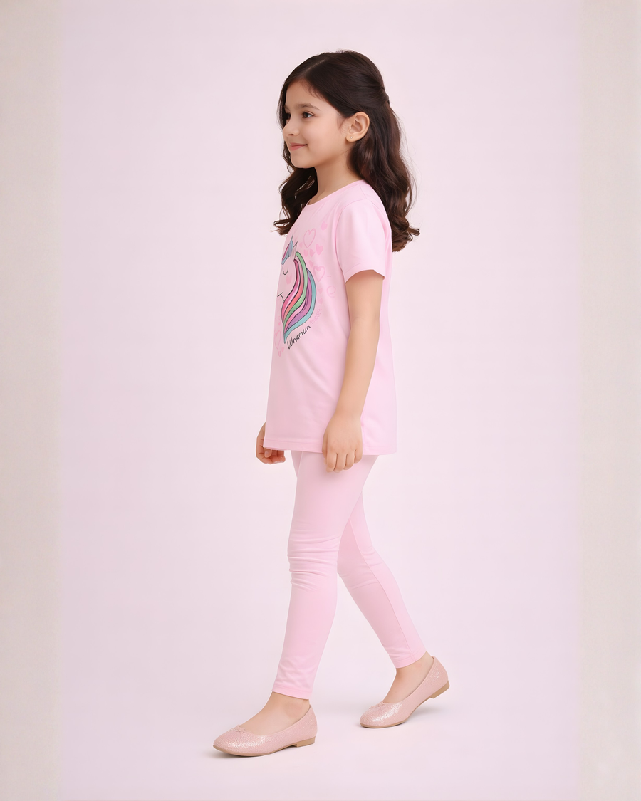 Unicorn Hearts Delight Outfit | Shirt + Legging Set