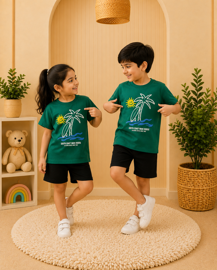 Wave Riders Outfit | Shirt + Nicker Set